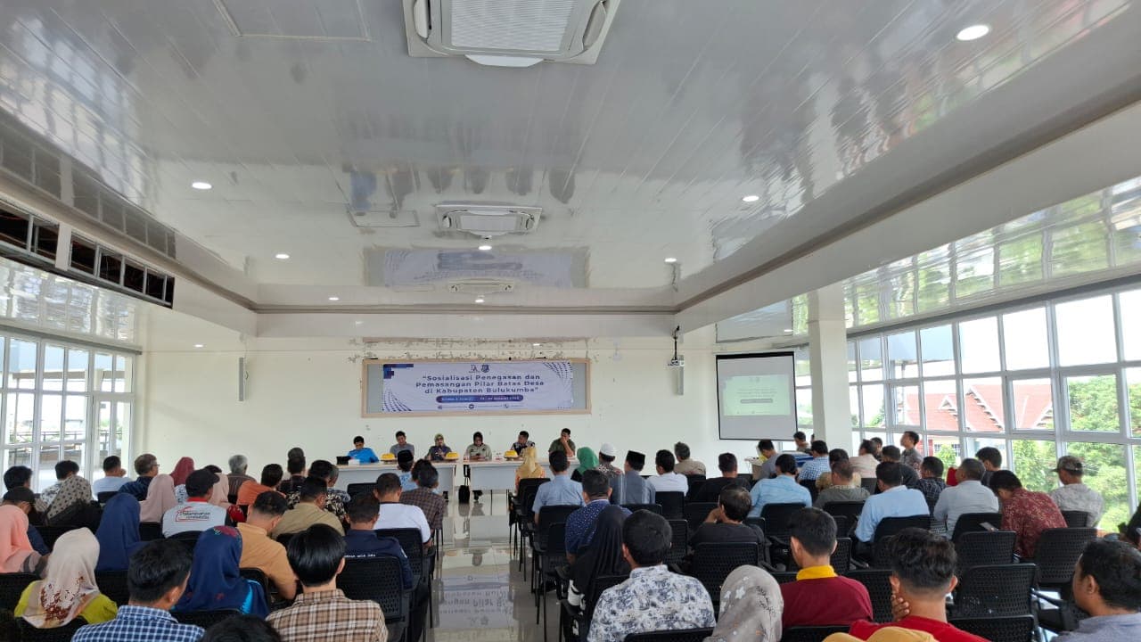 Sukses Digelar! Sosialisasi Penegasan dan Pemasangan Pilar Batas Desa di Bulukumba