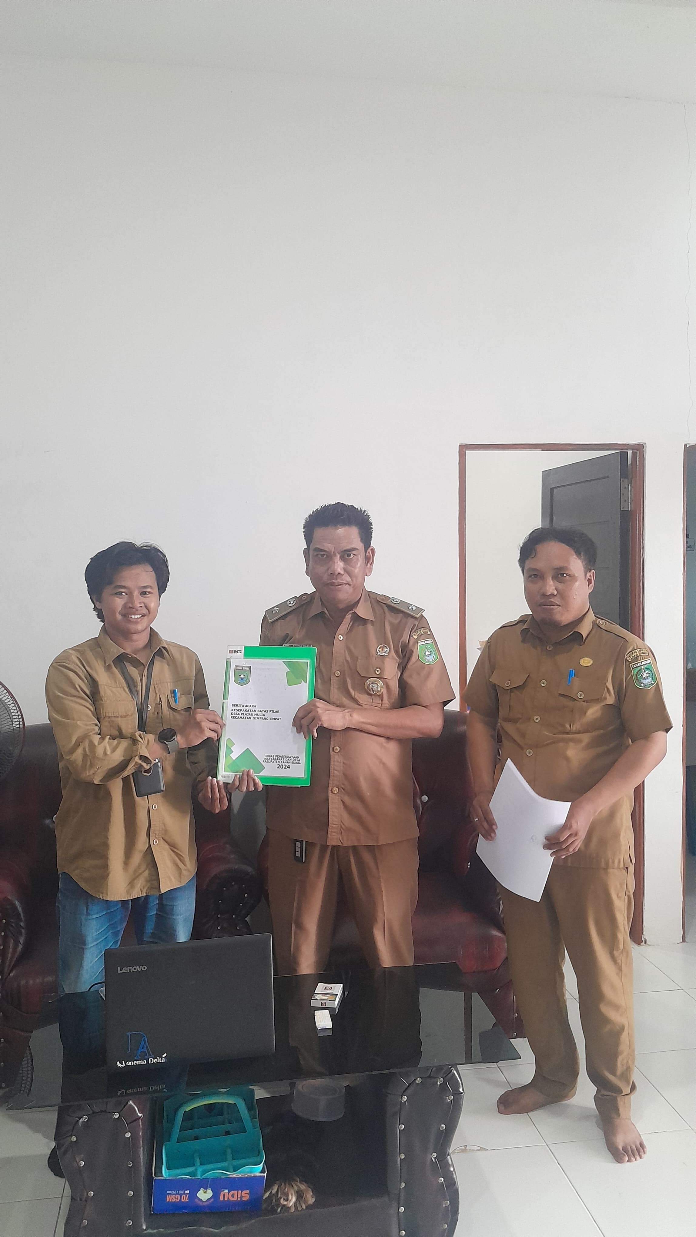 Serah Terima Produk Akhir Pilar Batas Desa: Langkah Penting untuk Administrasi Wilayah
